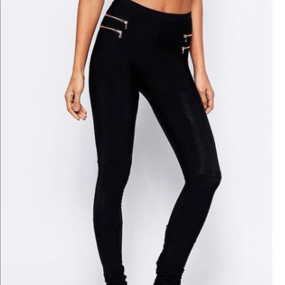 Abercrombie & Fitch Black Motto Leggings